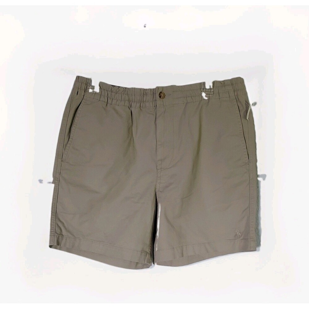 Polo Ralph Lauren Mens Medium Tan Classic Fit 6 Inch Chino Shorts Cotton NEW